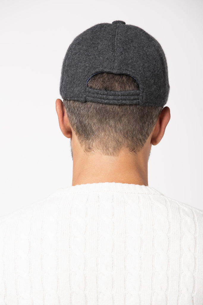 Cappello baseball in cashmere Flannel 4