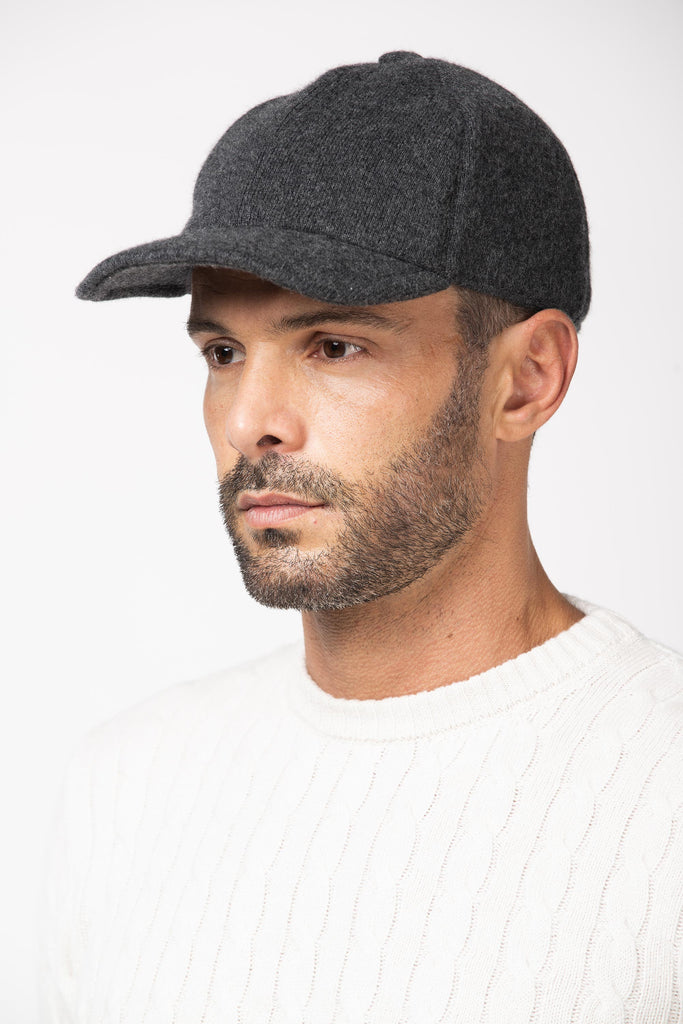 Cappello baseball in cashmere Flannel 3