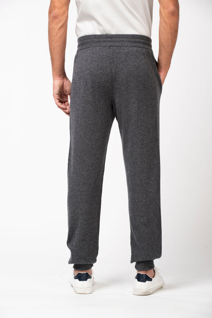 Pantalone jogging in cashmere Graphite B 3