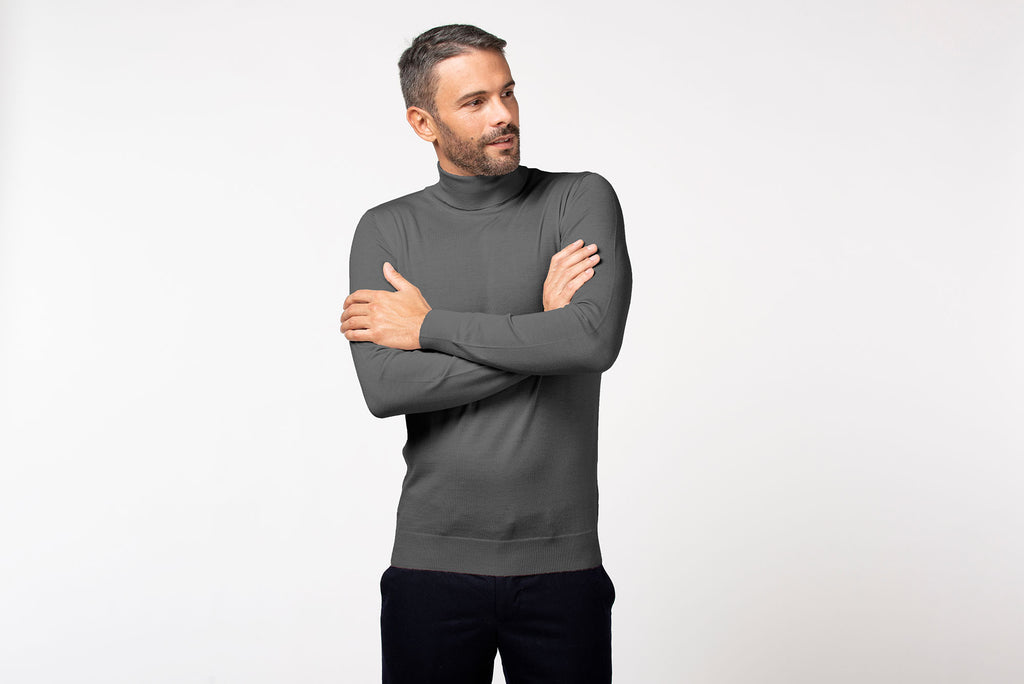 Dolcevita extrafine in cashmere Grigio 4