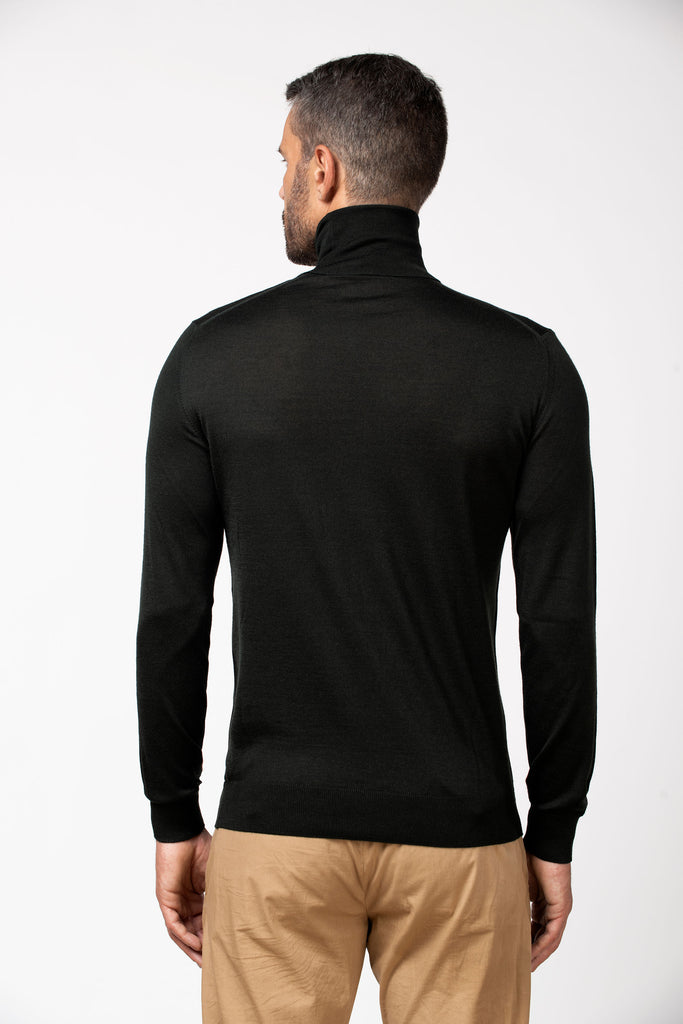 Dolcevita extrafine in cashmere e seta Nero 3